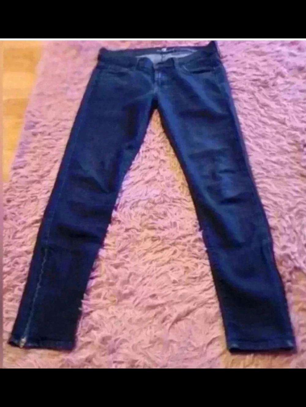 NWOT 7 For All Mankind Gwenevere Comfy Casual Dark Wash Skinny Jean SZ 2 EU 25